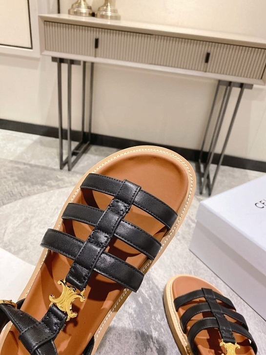 Женские сандалии Celine Premium - Black