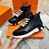 Кроссовки с мехом Hermes Bouncing high-top - Black / White