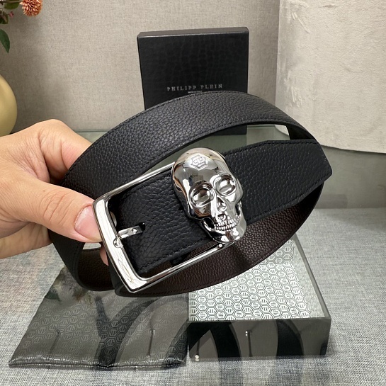 Кожаный ремень Philipp Plein Skull premium