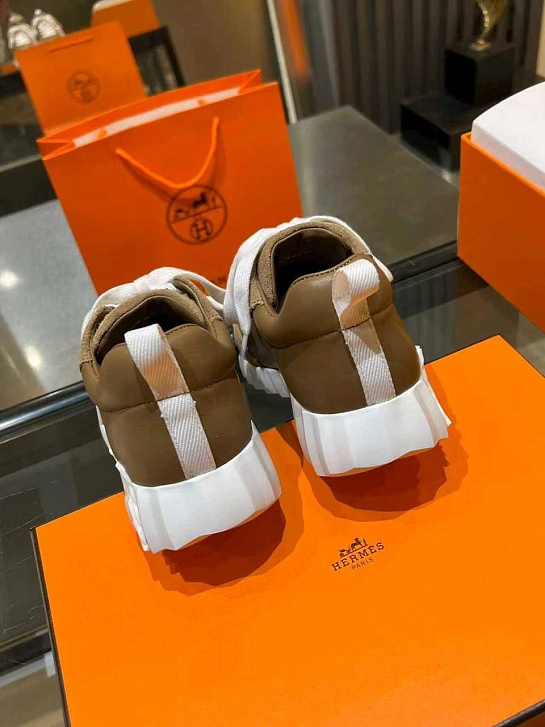 Женские комбинированные кроссовки Hermes Bouncing premium