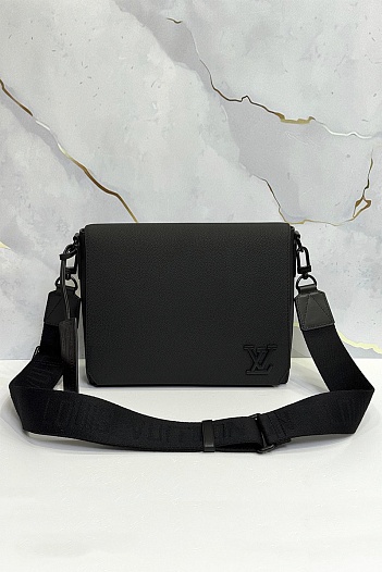 Кожаная сумка Louis Vuitton Takeoff Messenger premium 28x23x10 см   