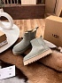 Женские замшевые ботинки с мехомм UGG Dipper - Grey