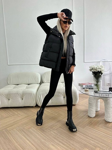 Женская жилетка Prada Premium - Black   