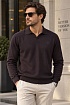 Поло с длинным рукавом Loro Piana premium - Brown