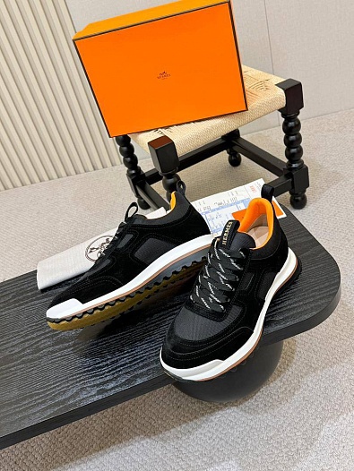 Мужские кроссовки Hermes Jimmy - Black   