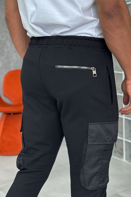 Мужские чёрные джоггеры Neil Barrett