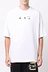 Белая оверсайз футболка Off-White Arrows