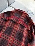 Женская рубашка в клетку Chrome Hearts Premium - Red / Black