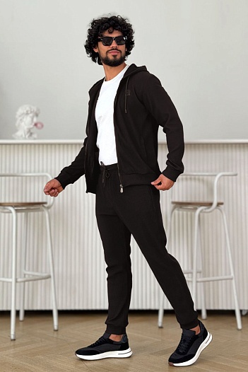 Коричневые спортивные штаны Brunello Cucinelli   