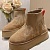 Женские ботинки с мехомм UGG Deeper - Chestnut