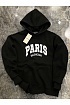Худи чёрного цвета Balenciaga Paris logo-print