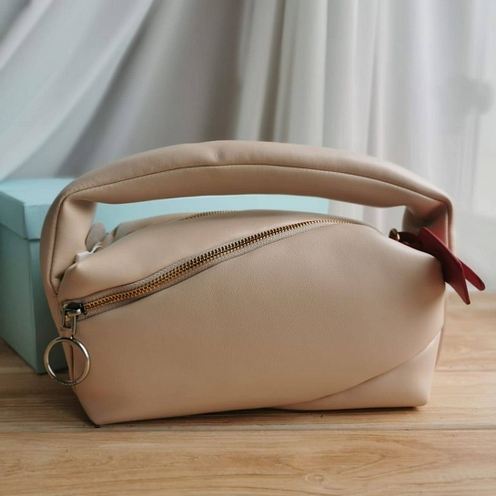 Женская сумка Off-White Pump pouch 28x15 см  - Beige