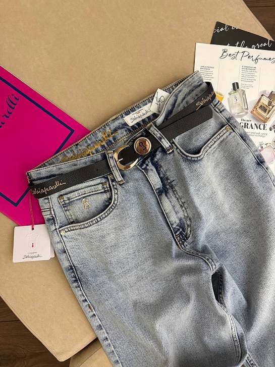 Женские синие джинсы Schiaparelli premium