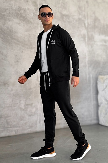 Спортивный костюм Brunello Cucinelli logo-embroidered - Black   