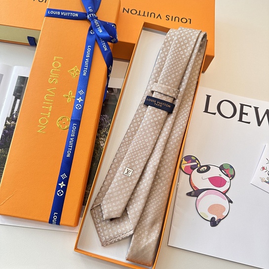 Галстук Louis Vuitton Monogram premium - Beige