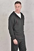 Кофта на молнии Loro Piana Premium signature logo - Grey