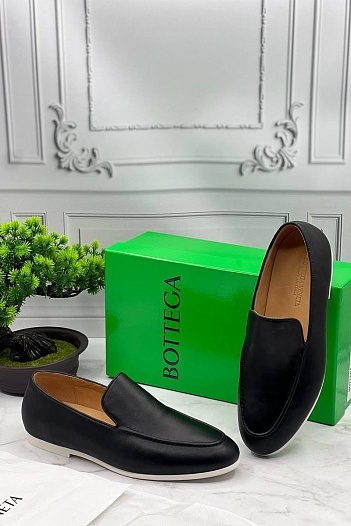 Мужские кожаные лоферы Bottega Veneta   