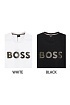 Футболка белого цвета Hugo Boss monogram-filled