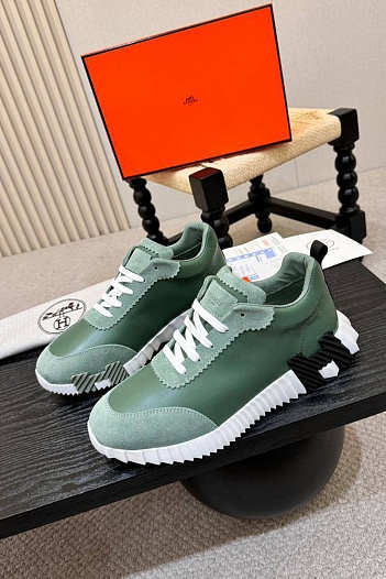 Мужские кроссовки Hermes Bouncing - Green   