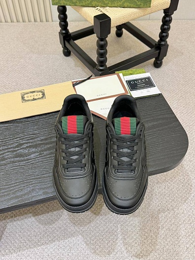 Мужские кожаные кроссовки Gucci Re-Web   