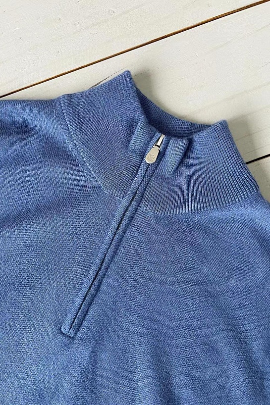 Кашемировый свитер Brunello Cucinelli Premium - Lake Blue