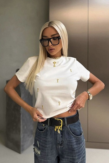 Женская футболка Schiaparelli premium - White   