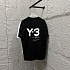 Чёрная футболка Y-3 Yohji Yamamoto x Adidas Premium