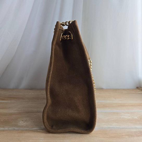 Замшевая сумка Yves Saint Laurent 32x25 см