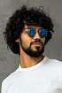 Солнцезащитные очки Ray-Ban Round Metal - Blue Mirrored