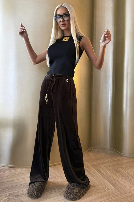 Женские брюки Schiaparelli premium - Brown