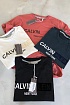 Мужская чёрная футболка Calvin Klein New York