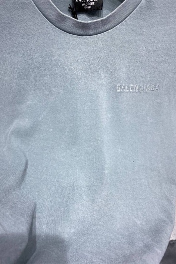 Светло-зелёная оверсайз футболка Balenciaga   