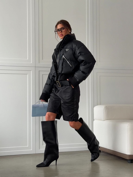 Женская куртка Prada premium - Black