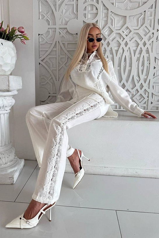 Женский костюм Zimmermann Premium - White