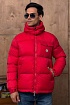 Мужская куртка Moncler красного цвета