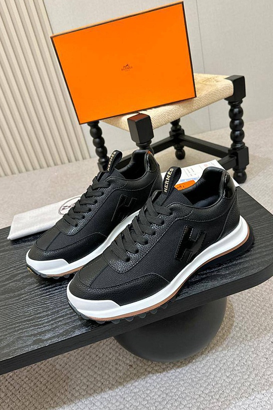 Мужские комбинированные кроссовки Hermes