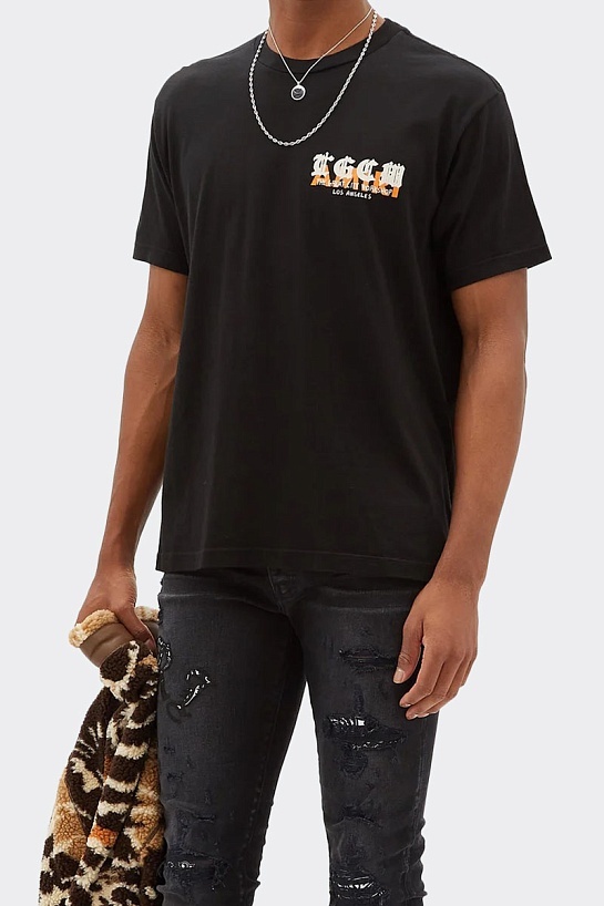 Оверсайз футболка Amiri T.G.C.W - Black