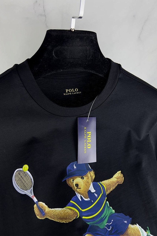 Чёрная футболка Роlо Ralрh Lаurеn US Open 