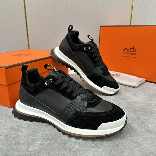 Мужские кроссовки Hermes Leader - Black