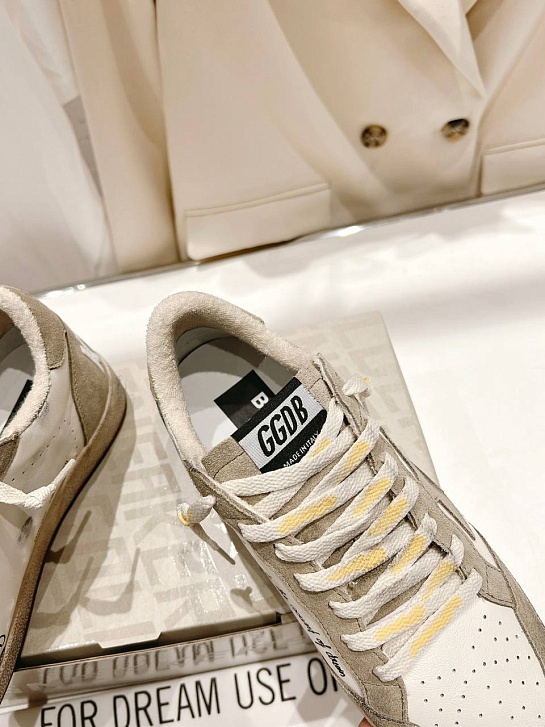 Женские кожаные кроссовки Golden Goose Ball Star premium
