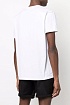 Мужская белая футболка Alexander McQueen logo-print