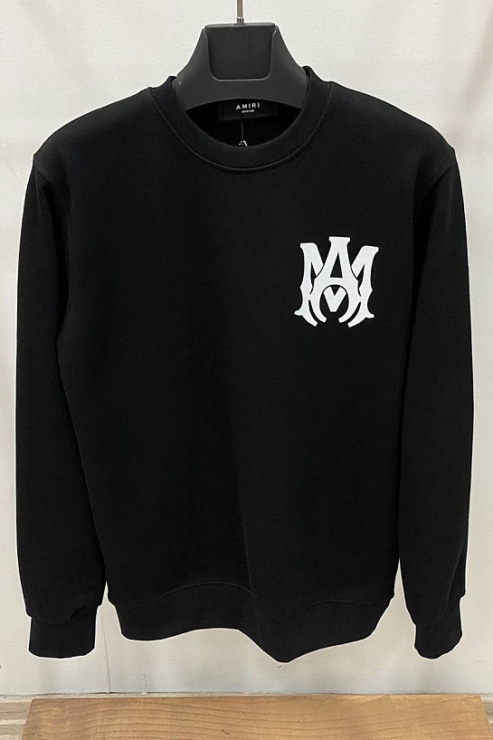 Чёрный мужской свитшот Amiri M.A. Core logo-print