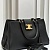 Женская сумка Celine Appoline Medium Premium 37.5x22x16 см - Black