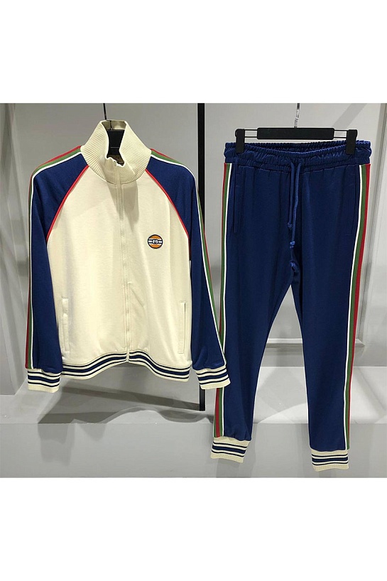 Мужские штаны Gucci Technical Jersey - Blue