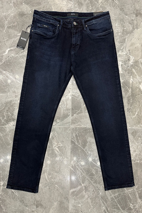 Джинсы тёмно-синего цвета Hugo Boss regular fit