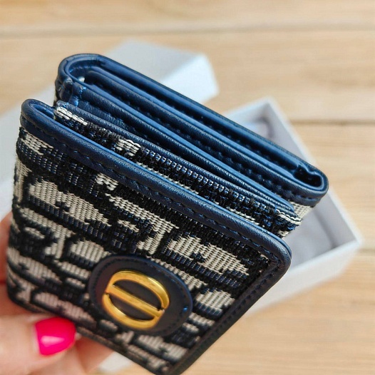 Кошелёк Dior Jacquard 10x7.5 см   