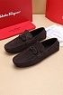 Мужские замшевые мокасины Salvatore Ferragamo