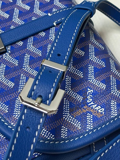Кожаная сумка Goyard Belvedere Messenger PM premium 22x17x6 см   