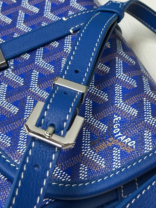 Кожаная сумка Goyard Belvedere Messenger PM premium 22x17x6 см