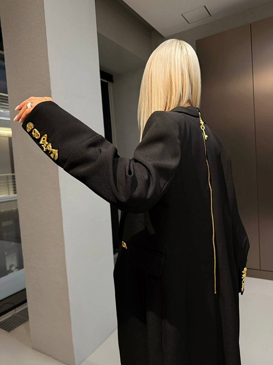 Женское пальто Schiaparelli premium - Black